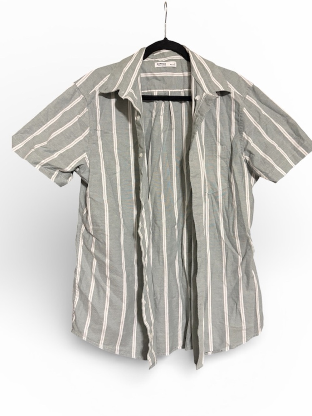 Mens Sonoma Short Sleeve Perfect Length Button Down Shirt